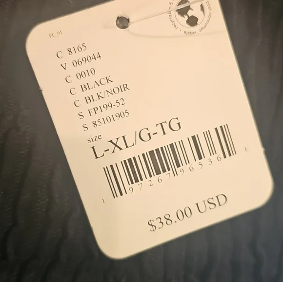 FREE PEOPLE Kickback Seamless Bra in Black•SIZE L/XL•NWOT - Picture 8 of 8